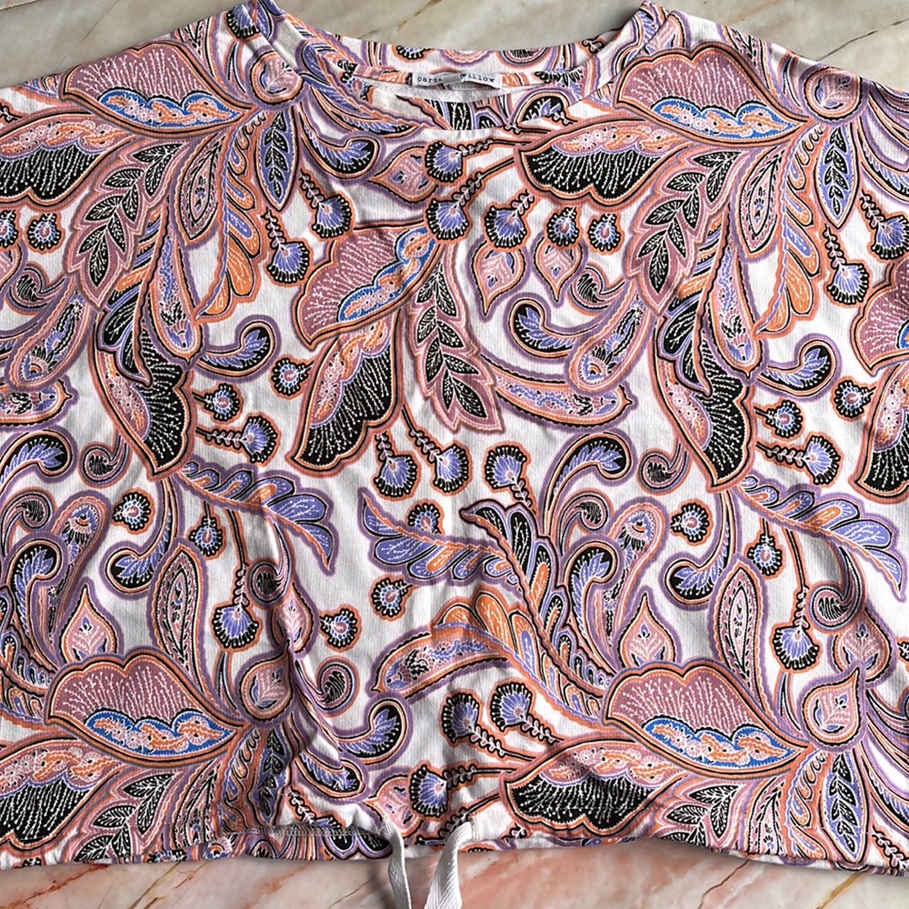 CARTEL & WILLOW | Willa Sweat in paisley boho print - Picture 6 of 12
